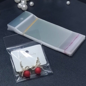 Zamykane torby z taśmą maskującą i otworem do zawieszania. Rozmiar 100 x 175 mm + 30 mm