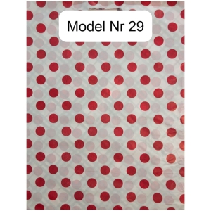 Reklamówki kolorowe do pakowania zakupów i prezentów 50 x 60cm 25mkr 100szt.