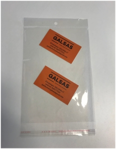 Przezroczyste zamykane torebki 6,5x11 cm - z otworem do zawieszania