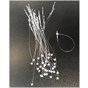 ŻYŁKI RĘCZNE ŁĄCZNIKI DO METEK. Długość 90 mm.