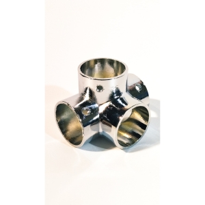 Przyłącze kątowe 4X rur 25 mm, chrom