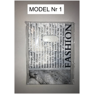 Plastikowe torby z wyciętym uchwytem. Rozmiar 35 x 45 cm. Model 1. 25 mkr.