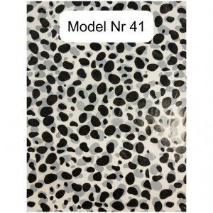 Plastikowe torebki z wyciętym uchwytem. Rozmiar 30 x 40 cm. Model 41. 25 mkr.