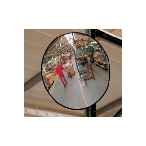 Lustro do obserwacji hali handlowej lub innych pomieszczeń. Kulisty, ścienny. Średnica 45 cm