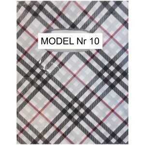 Plastikowe kolorowe torby z wyciętym uchwytem. Rozmiar 15 x 20 cm (Mod 34) 25 Mikr.