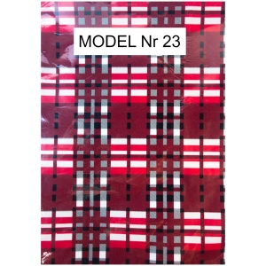 Plastikowe wielokolorowe woreczki z wyciętym uchwytem. Rozmiar 25 x 35 cm (Mod 23) 25 mkr.