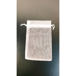 Woreczki upominkowe, Organza, Kolor Biały, 10 x 14 cm - na biżuterię, biżuterię, biżuterię.