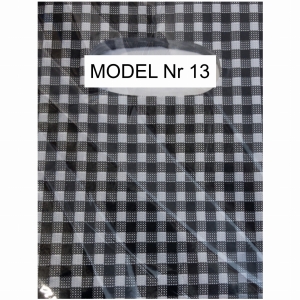 Torby z tworzywa sztucznego z wyciętym uchwytem. Rozmiar 50 x 60 cm. Model 13. 35 mkr.